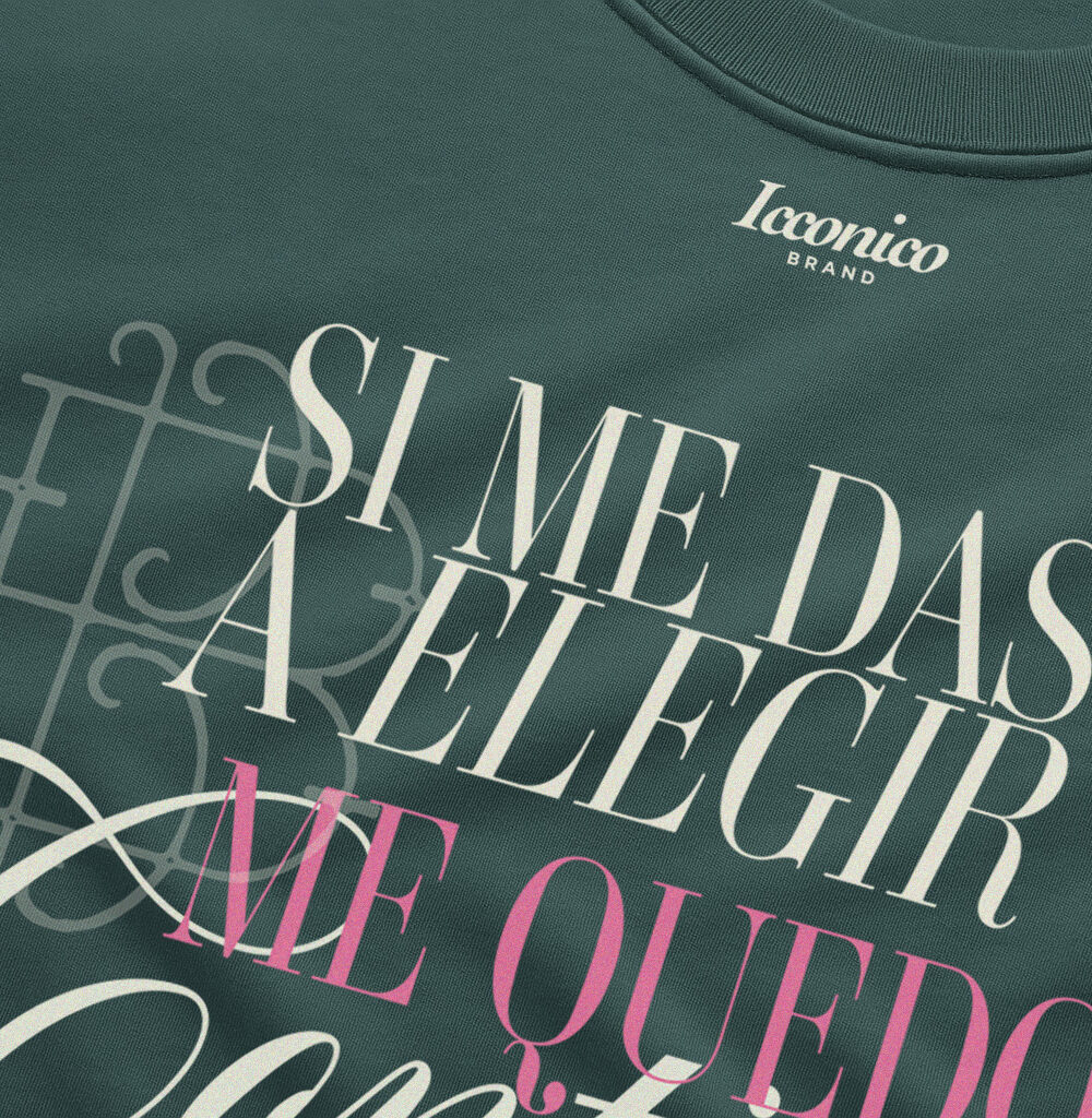 Camiseta Si me das a elegir, me quedo contigo - Imagen 3